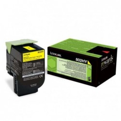 Lexmark oryginalny toner 80C2HY0, yellow, 3000s, return, Lexmark CX410, 510, O - 1