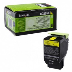Lexmark oryginalny toner 80C2SYE, yellow, 2000s, Lexmark CX310dn, CX310n, CX410de, CX410, O - 1