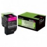 Lexmark oryginalny toner 80C2XM0, magenta, 4000s, extra duża pojemność, return, Lexmark CX510de, CX510dhe, CX510dthe, O - 1