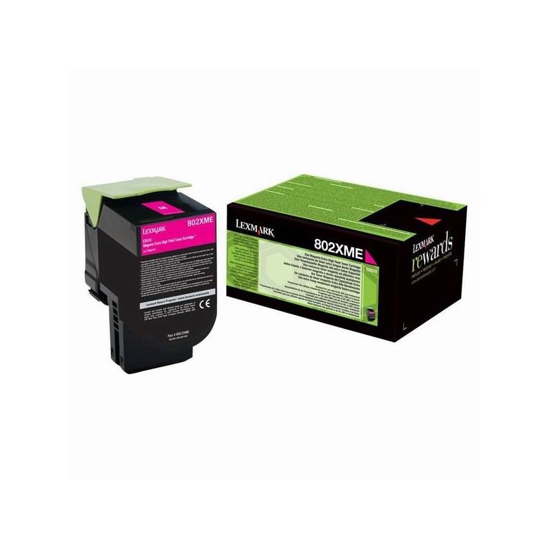 Lexmark oryginalny toner 80C2XME, magenta, 4000s, Lexmark CX 510 de, 510 dhe, 510 dthe, O - 1