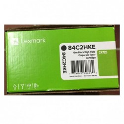 Lexmark oryginalny toner 84C2HKE, black, 25000s, high capacity, return, Lexmark CX725de,CX725dhe,CX725dthe, O - 1