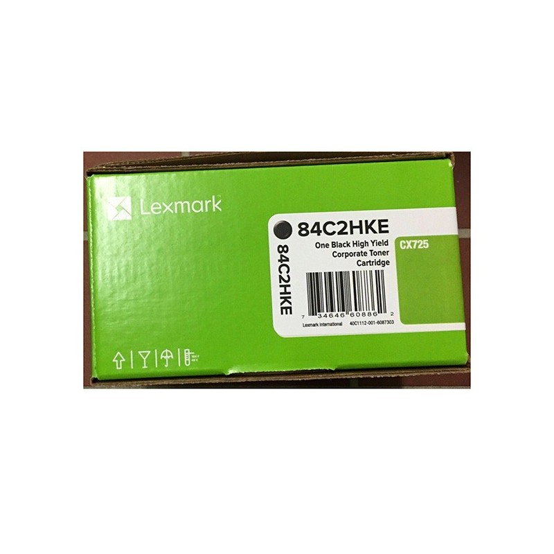 Lexmark oryginalny toner 84C2HKE, black, 25000s, high capacity, return, Lexmark CX725de,CX725dhe,CX725dthe, O - 1