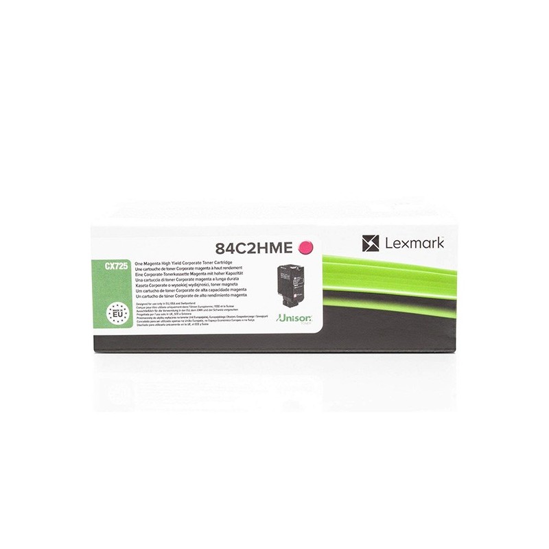Lexmark oryginalny toner 84C2HME, magenta, 16000s, high capacity, return, Lexmark CX725de,CX725dhe,CX725dthe, O - 1