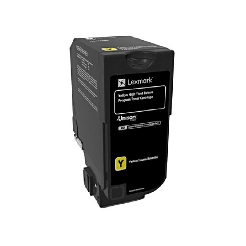 Lexmark oryginalny toner 84C2HY0, yellow, 16000s, return, Lexmark CX725de, CX725dhe, CX725dthe, O - 1
