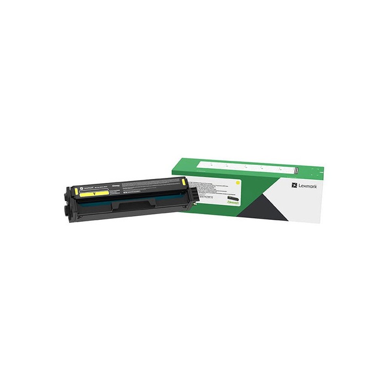Lexmark oryginalny toner C332HY0, yellow, 2500s, high capacity, return, Lexmark MC3326adwe, C3326dw, O - 1