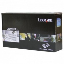 Lexmark oryginalny toner C5220KS, black, 4000s, return, Lexmark C522n, C524, O - 1