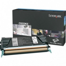 Lexmark oryginalny toner C5220KS, black, 4000s, return, Lexmark C522n, C524, O - 2