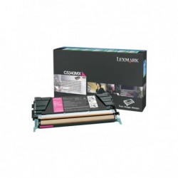 Lexmark oryginalny toner C5340MX, magenta, 7000s, return, Lexmark C534x, O - 1