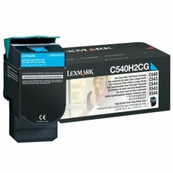 Lexmark oryginalny toner C540H2CG, cyan, 2000s, Lexmark C540, C543, C544, O - 1