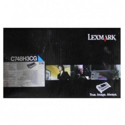 Lexmark oryginalny toner C748H3CG, cyan, 10000s, C748, Lexmark C748de, C748dte, C748e, O - 1