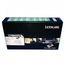 Lexmark oryginalny toner C748H3YG, yellow, 10000s, C748, Lexmark C748de, C748dte, C748e, O - 1