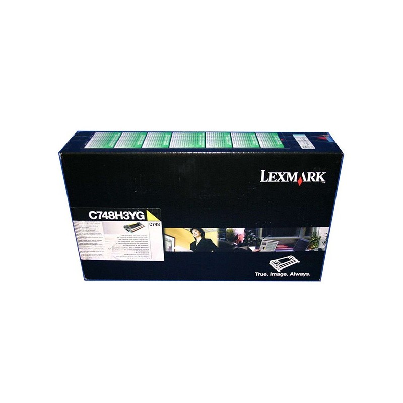 Lexmark oryginalny toner C748H3YG, yellow, 10000s, C748, Lexmark C748de, C748dte, C748e, O - 1