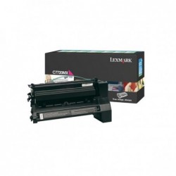Lexmark oryginalny toner C7720MX, magenta, 15000s, return, Lexmark C772, O - 1