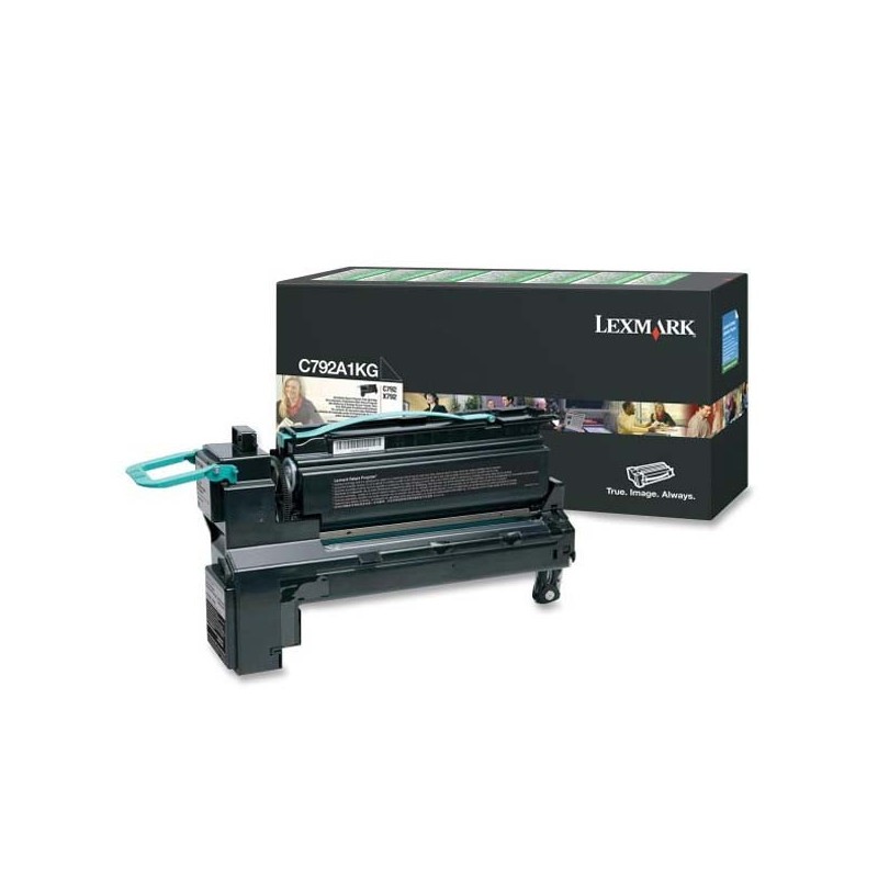 Lexmark oryginalny toner C792A1KG, black, 6000s, Lexmark C792, X792, O - 1