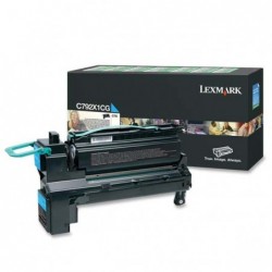 Lexmark oryginalny toner C792X1CG, cyan, 20000s, extra duża pojemność, return, Lexmark C792de, C792e, C792dhe, C792dte, O - 2