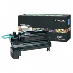 Lexmark oryginalny toner C792X1KG, black, 20000s, extra duża pojemność, return, Lexmark C792de, C792e, C792dhe, C792dte, O - 1