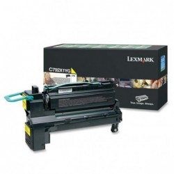 Lexmark oryginalny toner C792X1YG, yellow, 20000s, extra duża pojemność, return, Lexmark C792de, C792e, C792dhe, C792dte, O - 2