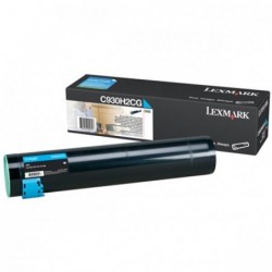 Lexmark oryginalny toner C930H2CG, cyan, 24000s, Lexmark C930, O - 1