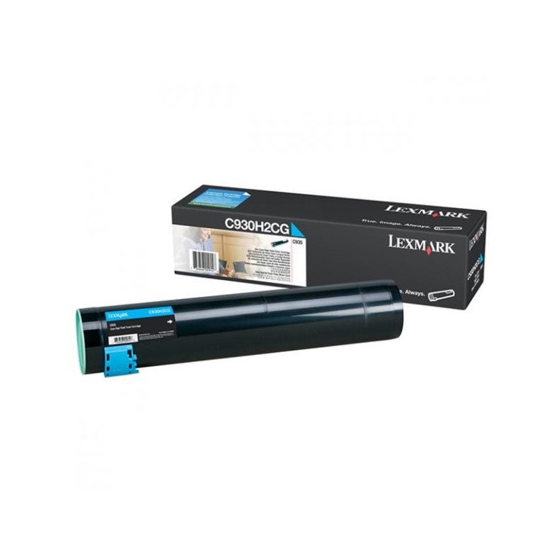Lexmark oryginalny toner C930H2CG, cyan, 24000s, Lexmark C930, O - 1