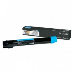 Lexmark oryginalny toner C950X2CG, cyan, 22000s, Lexmark C950, O - 1