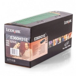 Lexmark oryginalny toner E360H31E, black, 9000s, high capacity, Lexmark E360, E460, O - 1