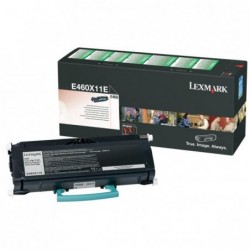 Lexmark oryginalny toner E460X11E, black, 15000s, extra duża pojemność, return, Lexmark E460DW, O - 1