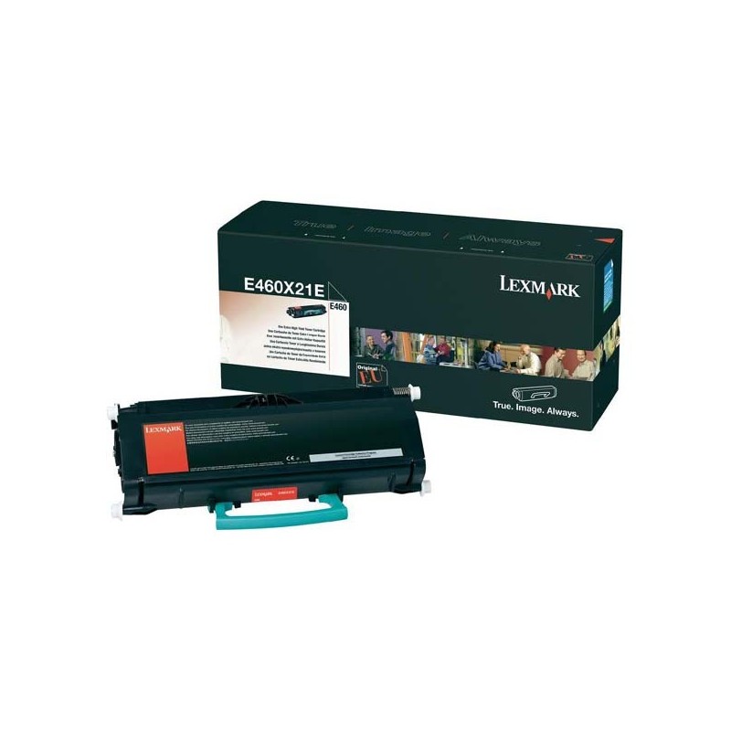 Lexmark oryginalny toner E460X31E, black, 15000s, extra duża pojemność, Lexmark E460, O - 1