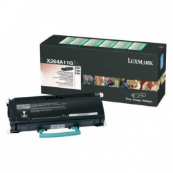 Lexmark oryginalny toner X264A11G, black, 3500s, return, Lexmark X264, X363, X364, O - 1