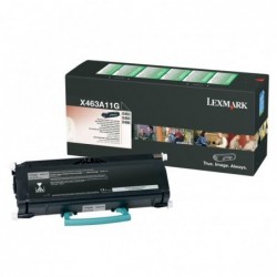 Lexmark oryginalny toner X463A11G, black, 3500s, return, Lexmark X463, O - 1