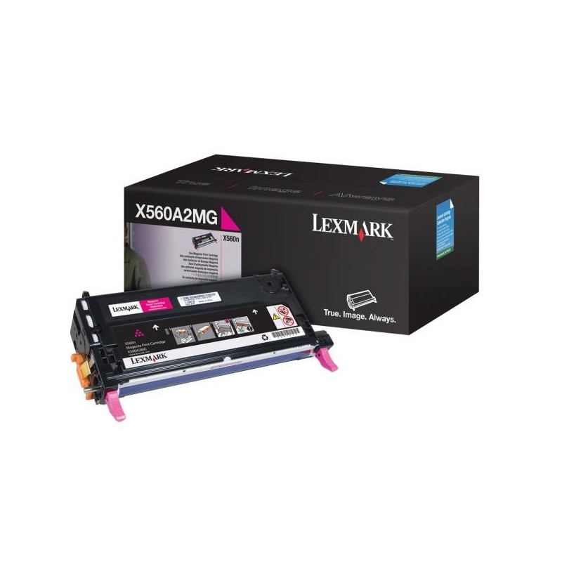Lexmark oryginalny toner X560A2MG, magenta, 4000s, Lexmark X560N, X560dn, O - 1