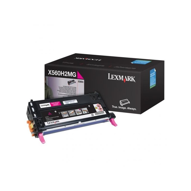 Lexmark oryginalny toner X560H2MG, magenta, 10000s, Lexmark X560N, X560dn, O - 1