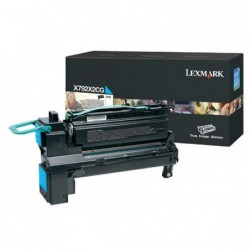 Lexmark oryginalny toner X792X2CG, cyan, 20000s, extra duża pojemność, Lexmark X792, X792de, X792dte, X792dtfe, X792dtme,, O - 1