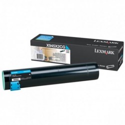 Lexmark oryginalny toner X945X2C, cyan, 22000s, Lexmark X945, O - 1