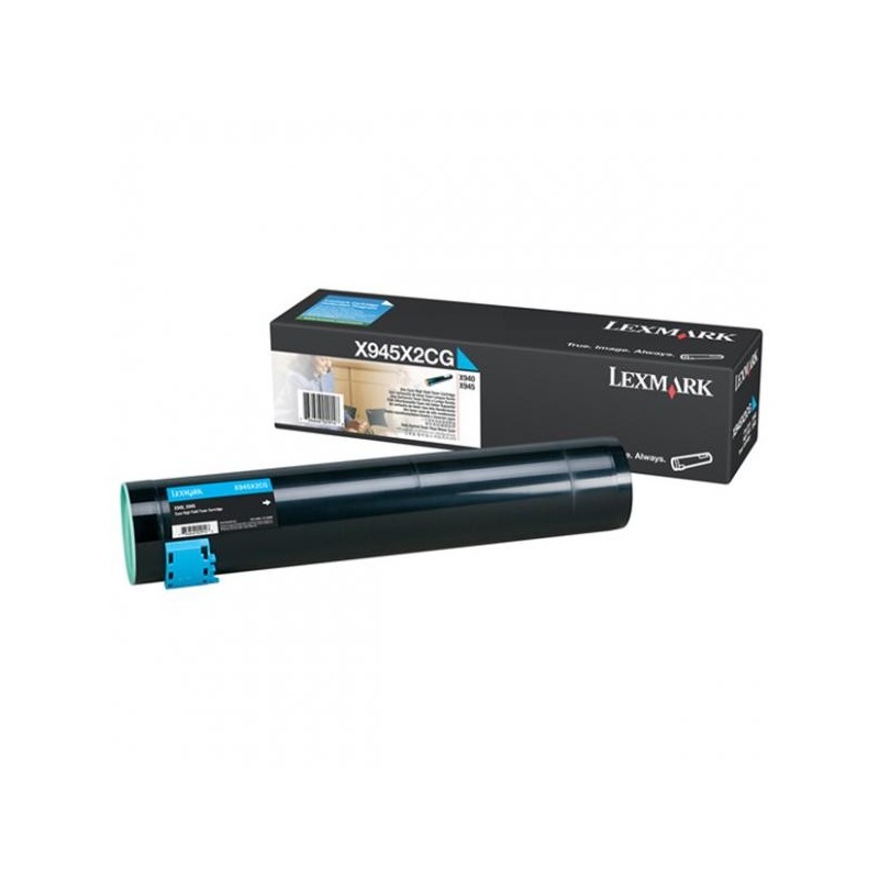 Lexmark oryginalny toner X945X2C, cyan, 22000s, Lexmark X945, O - 1