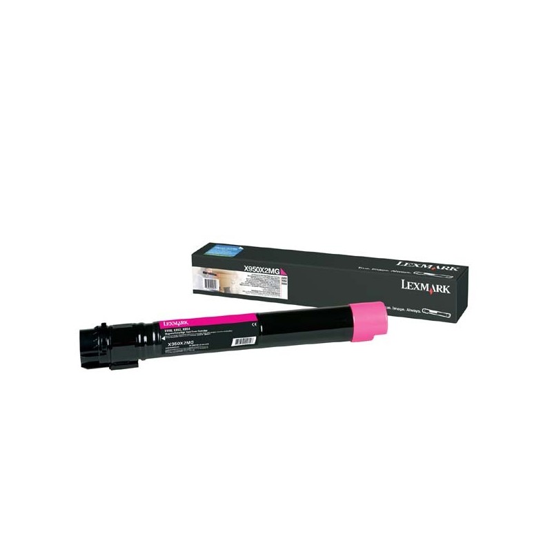 Lexmark oryginalny toner X950X2MG, magenta, 24000s, extra duża pojemność, Lexmark X950, X952, X954, O - 1