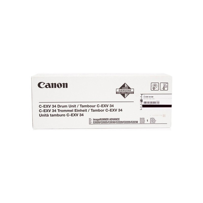 Canon oryginalny bęben CEXV34BK, black, 3786B003, 43000s, Canon iR-C2020, 2030 - 1
