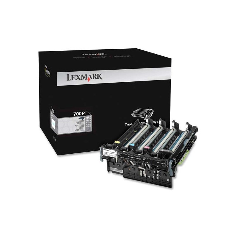 Lexmark oryginalny bęben 70C0P00, black, 700P, 40000s, Lexmark CX510de, CX410de, CX310dn, CS510de, CS410n, CS310n - 1
