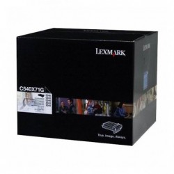 Lexmark oryginalny bęben C540X71G, black, 30000s, unit + czarny developer, Lexmark C543, C544, X543, X544 - 1