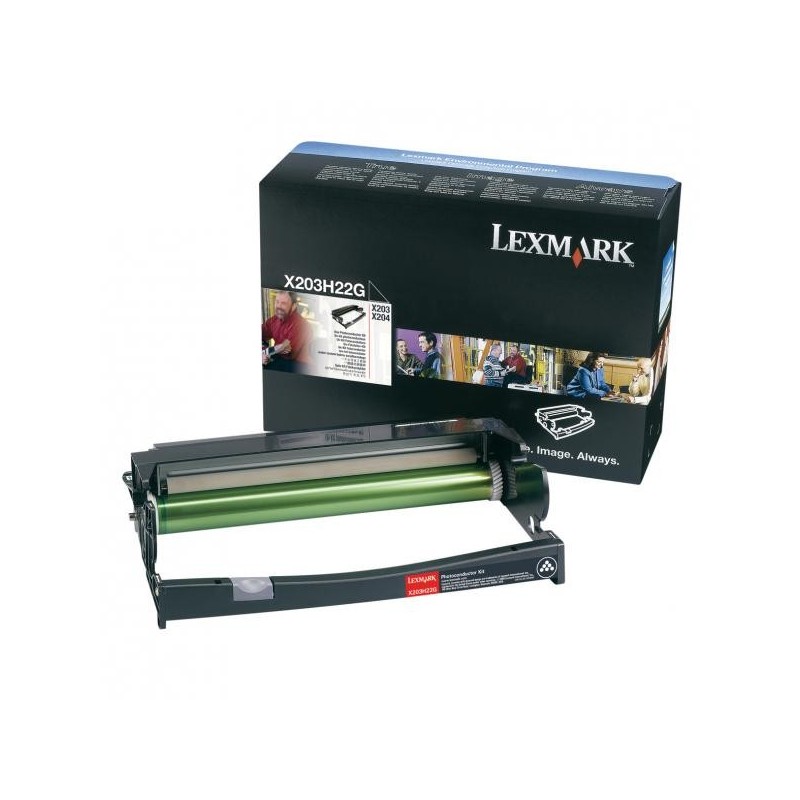 Lexmark oryginalny bęben X203H22G, black, Lexmark X203, X204 - 1