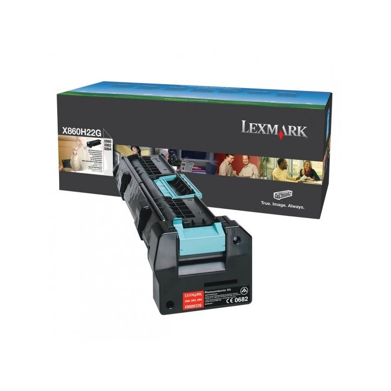 Lexmark oryginalny bęben X860H22G, black, 48000s, Lexmark X860, 862, 864 - 1