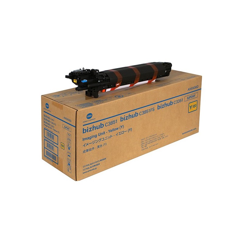 Konica Minolta oryginalny bęben IUP-24Y, yellow, A95X06D, Konica Minolta Bizhub C3351, C3851, C3851FS - 1