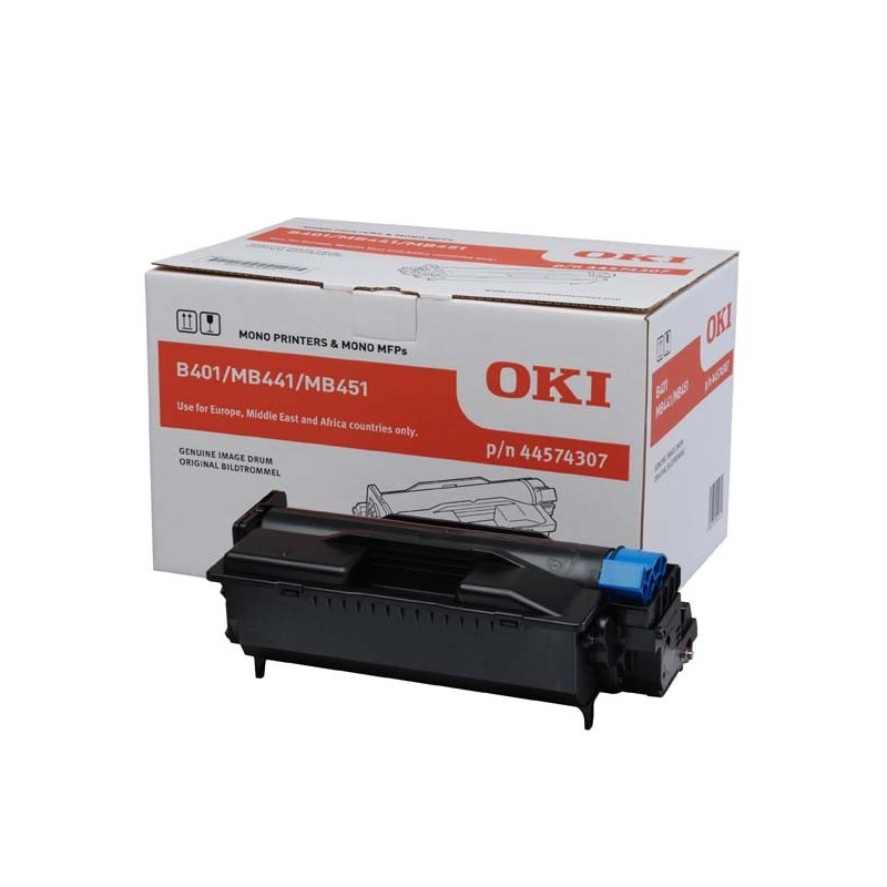 OKI oryginalny bęben 44574307, black, 25000s, OKI B401 - 1