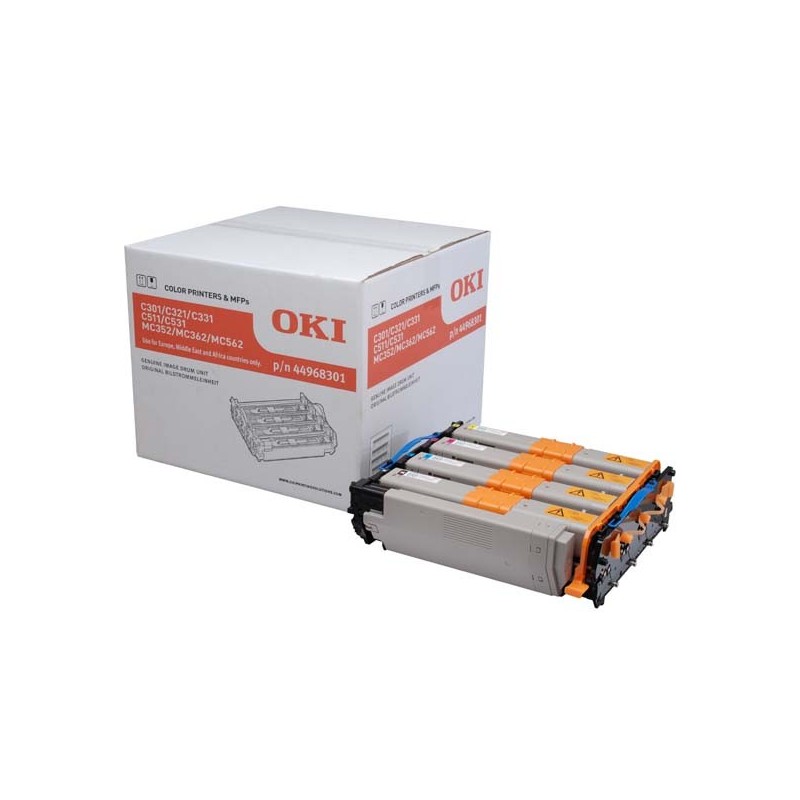 OKI oryginalny bęben 44968301, CMYK, 30000s, OKI EP-C301, 321, 331, 511, 531, MC352, 362, 562 - 1