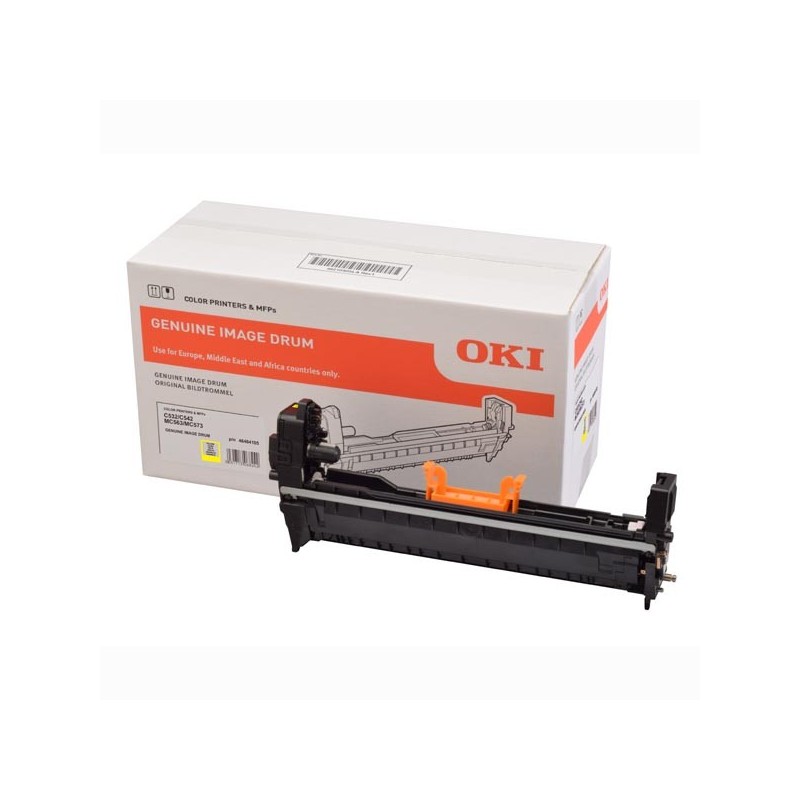 OKI oryginalny bęben 46484105, yellow, 30000s, OKI C532, MC573 - 1