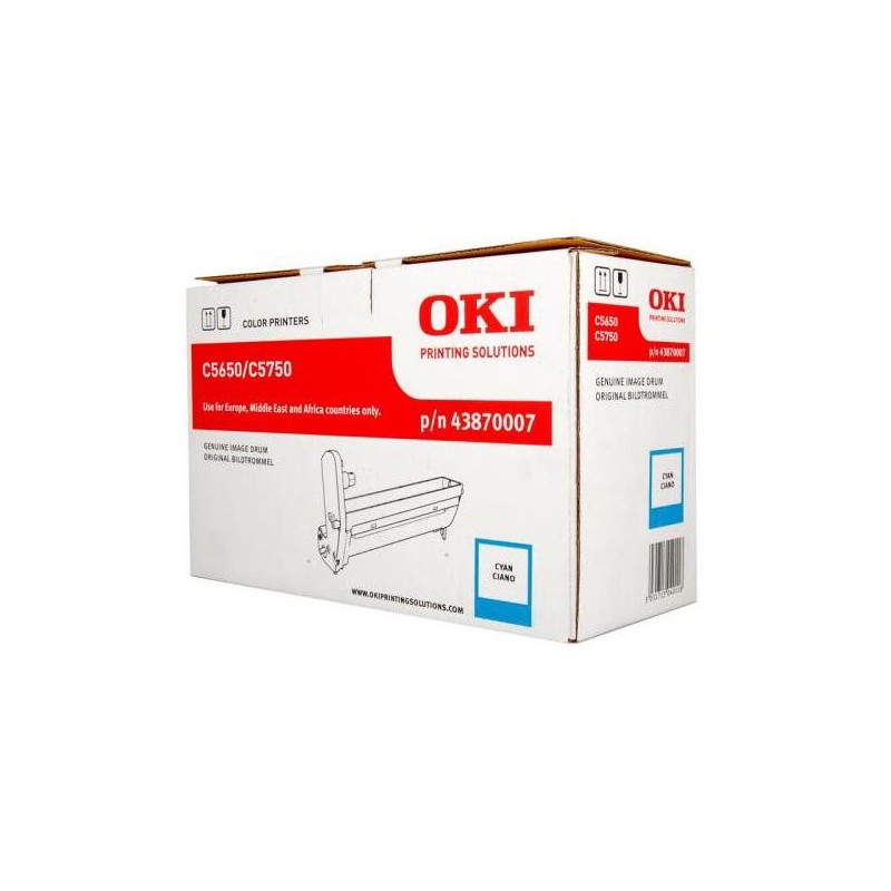 OKI oryginalny bęben 43870007, cyan, 20000s, OKI C5650, 5750 - 1