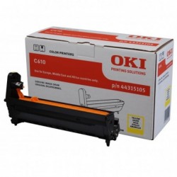OKI oryginalny bęben 44315105, yellow, 20000s, OKI C610 - 1
