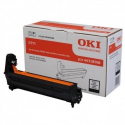 OKI oryginalny bęben 44318508, black, 20000s, OKI C711 - 1