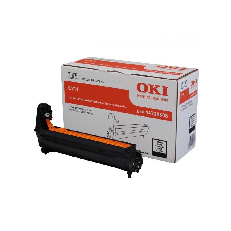 OKI oryginalny bęben 44318508, black, 20000s, OKI C711 - 1