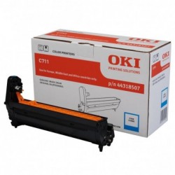 OKI oryginalny bęben 44318507, cyan, 20000s, OKI C711 - 1