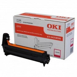 OKI oryginalny bęben 44318506, magenta, 20000s, OKI C711 - 1